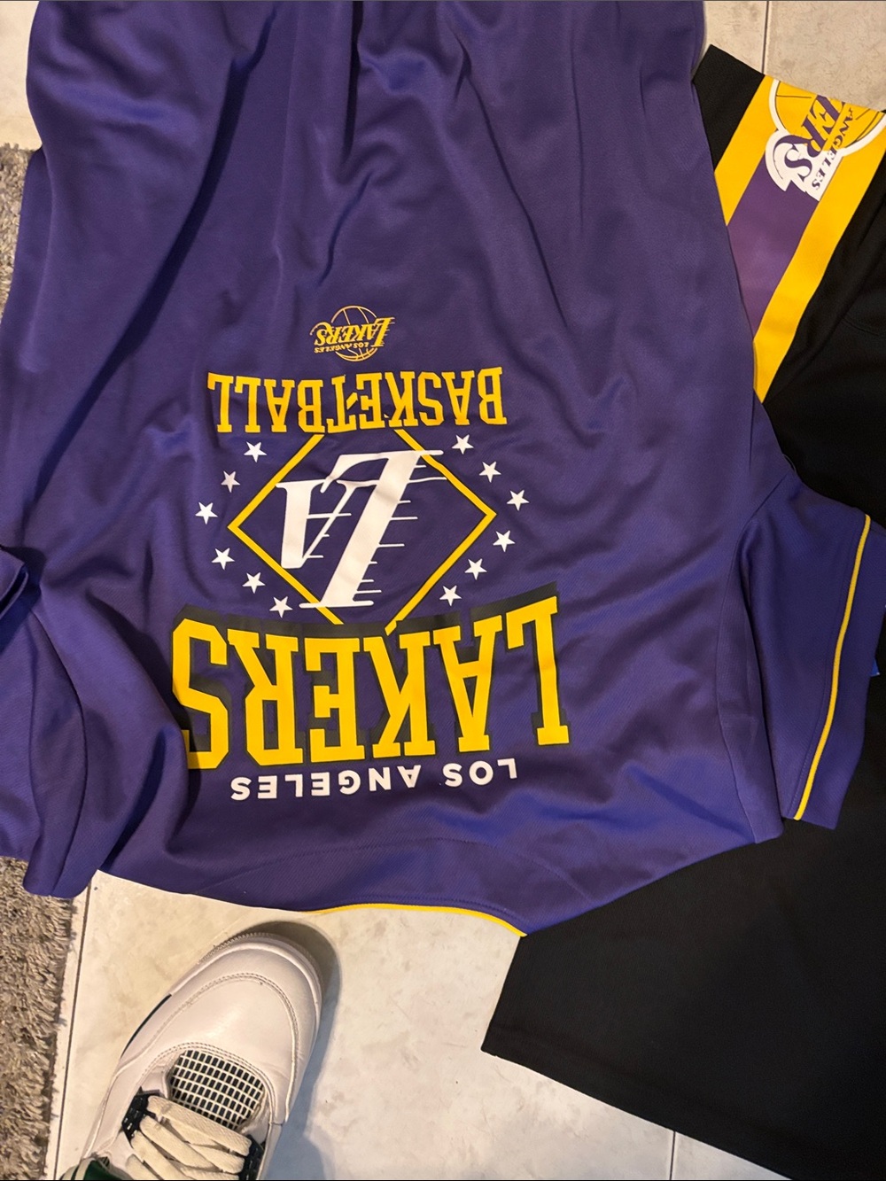 NBA Lakers Purple and Black Jersey Set. 3 jerseys for 1 price - Picture 6 of 7